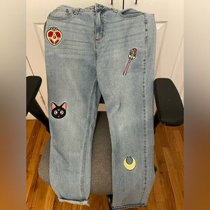 Sailor moon mom jeans